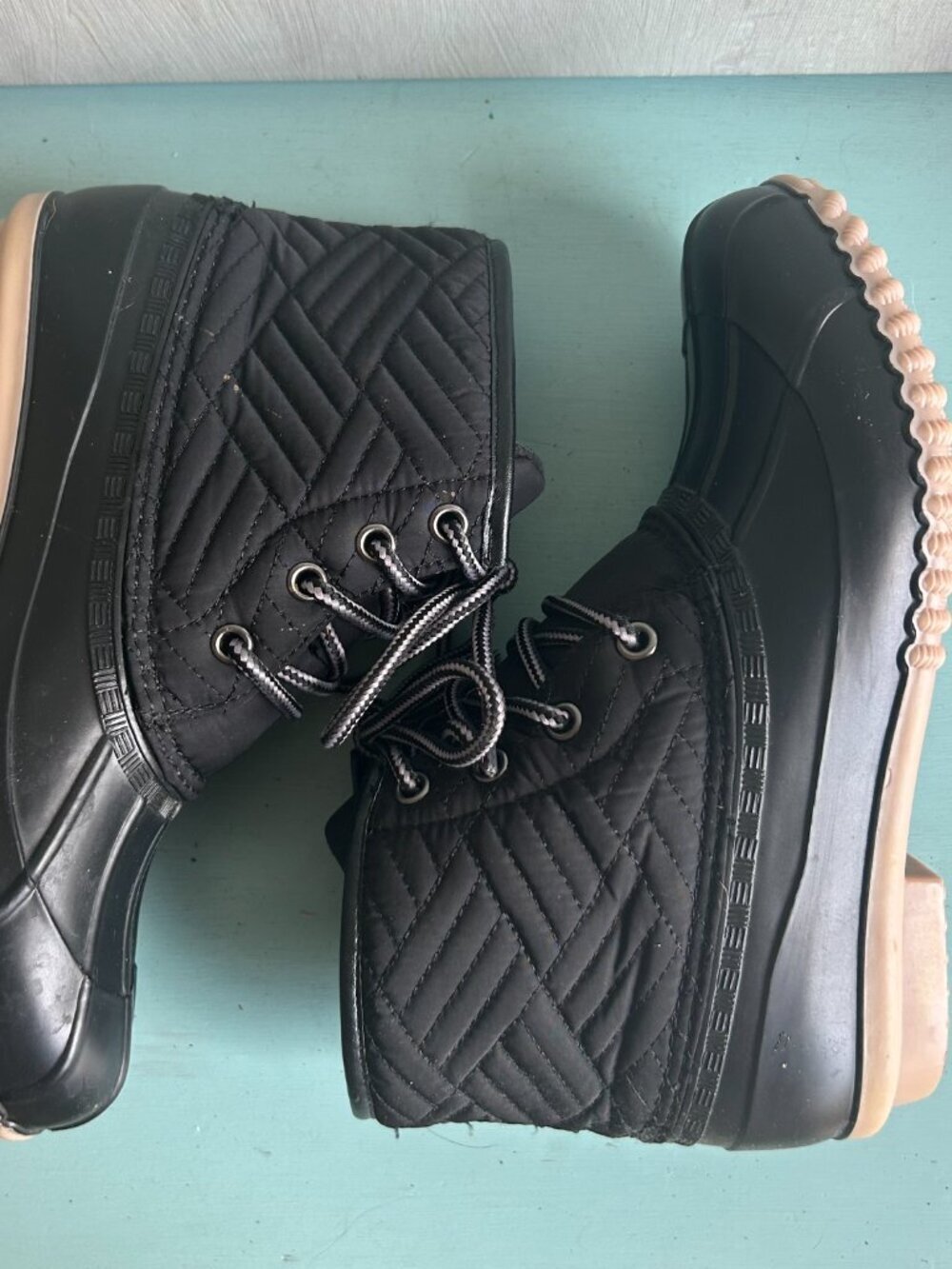Magellan Outdoors Quilted Duck Boot Waterproof Rubber All Weather Size 6 - Picture 7 of 14